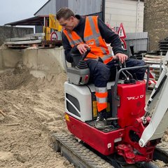 Training Veilig werken met minigraver 1 dag