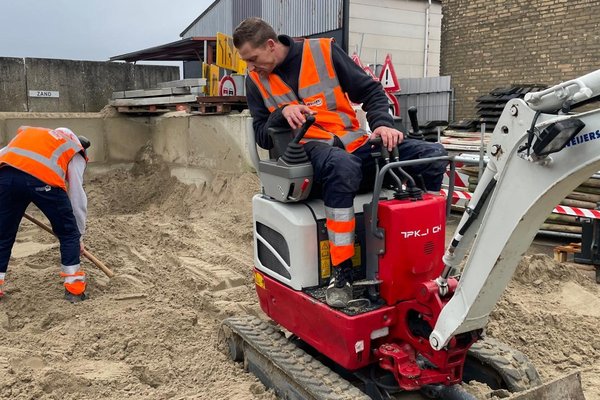 Training Veilig werken met minigraver 1 dag