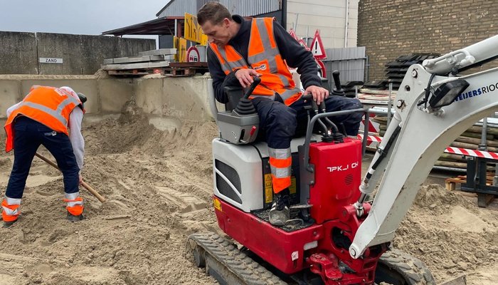 Training Veilig werken met minigraver 1 dag